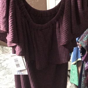 Large lularoe cici dress never worn